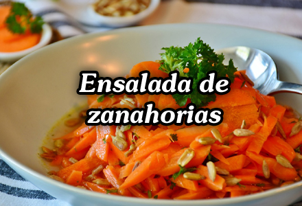 Receta de ensalada de zanahorias