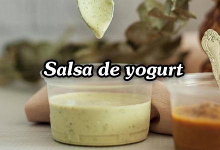 Receta de salsa de yogurt